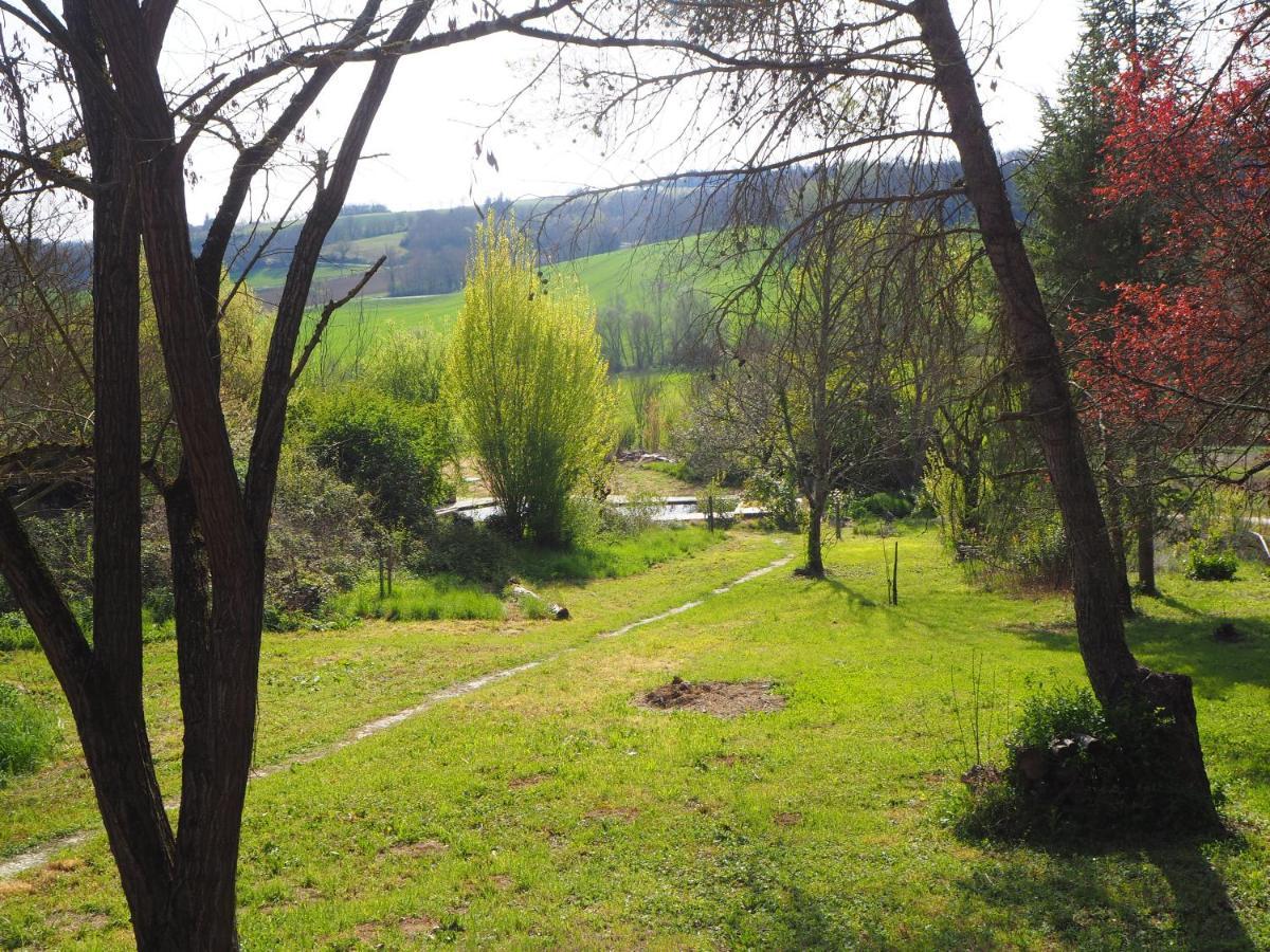 Gite Les Cabanes De Fallot Pour 15 Personnes - Piscine Naturelle L'isle-Bouzon Exterior photo